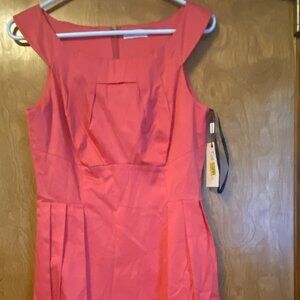 CK bright pink cotton dress NWT